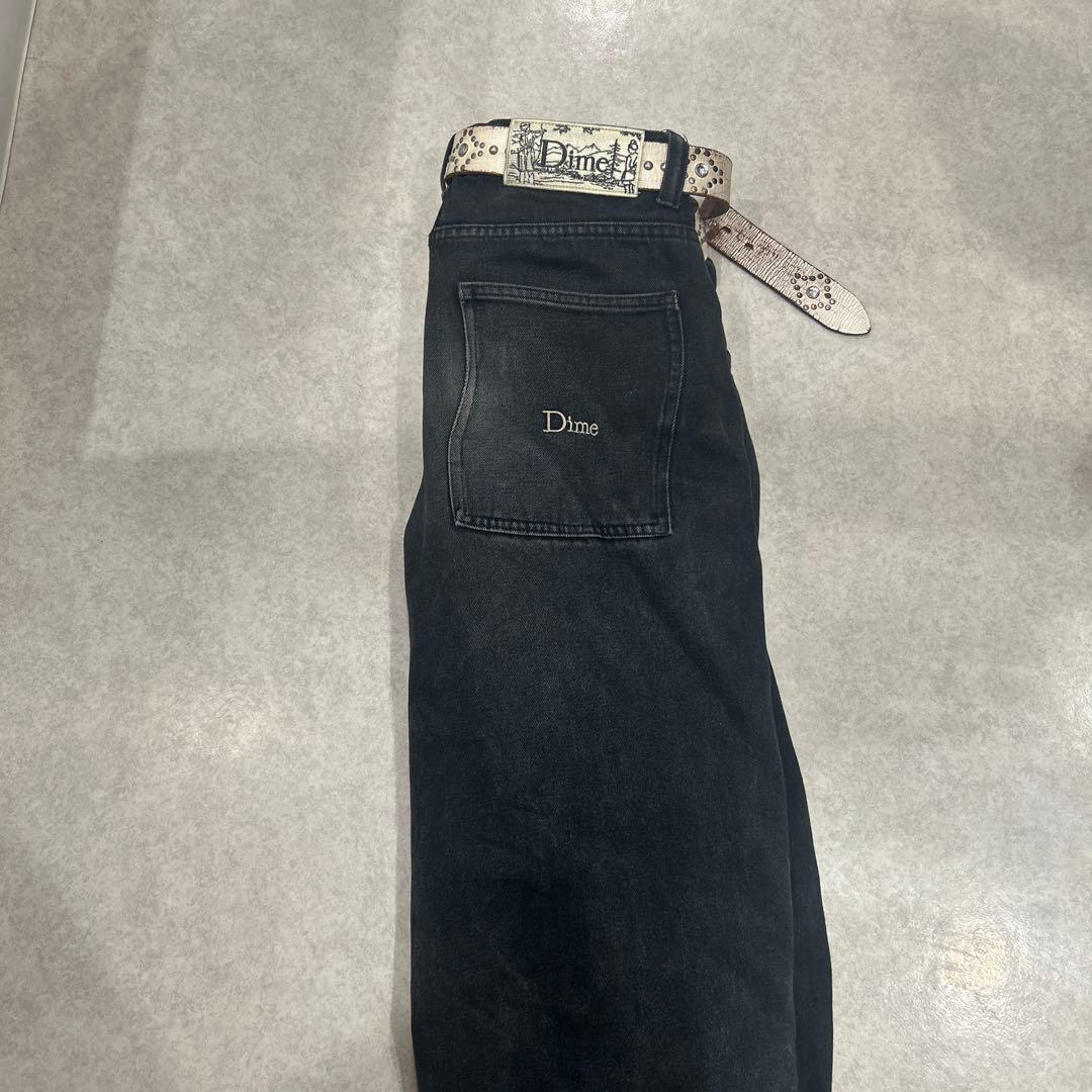 Dime ブラックパンツ ダメージあり