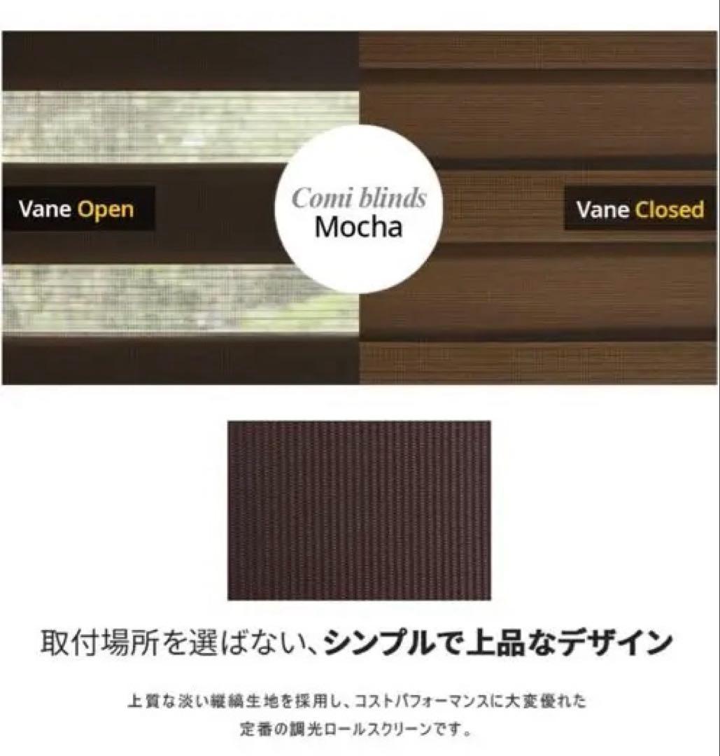 eeHAUS 調光ロールカーテン W170×H210cm