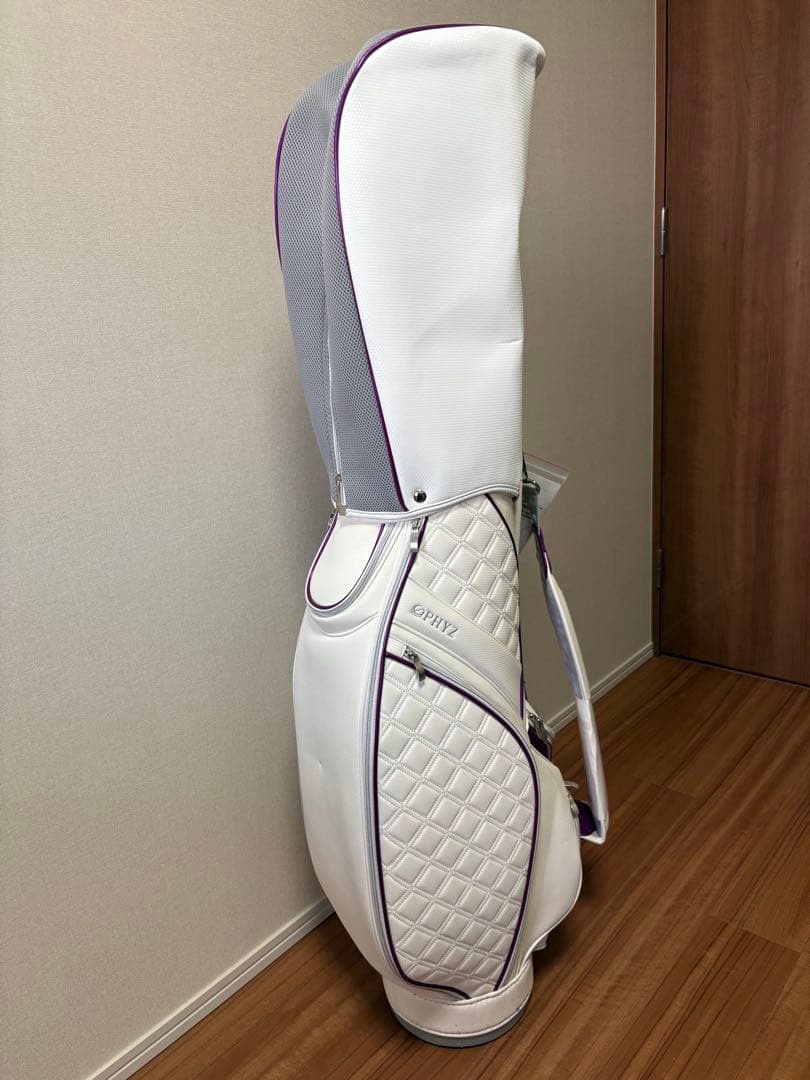 ブリヂストンPHYZ CBPH64 キャディバッグ　レディース￼ 白×ピンク