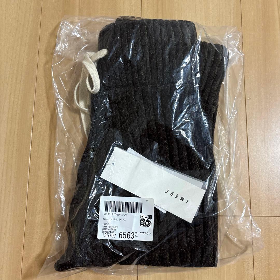 パンツ juemi Contrast Knit Shorts