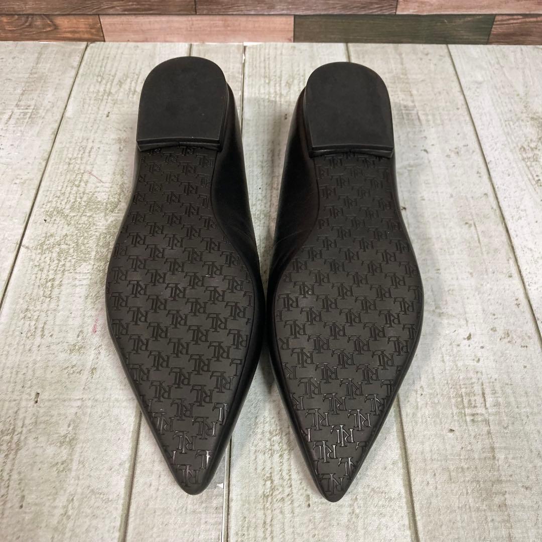 ✨新品✨　ローレンラフフローレン　フラットシューズ　バレエ　ポインテッドトゥ　黒