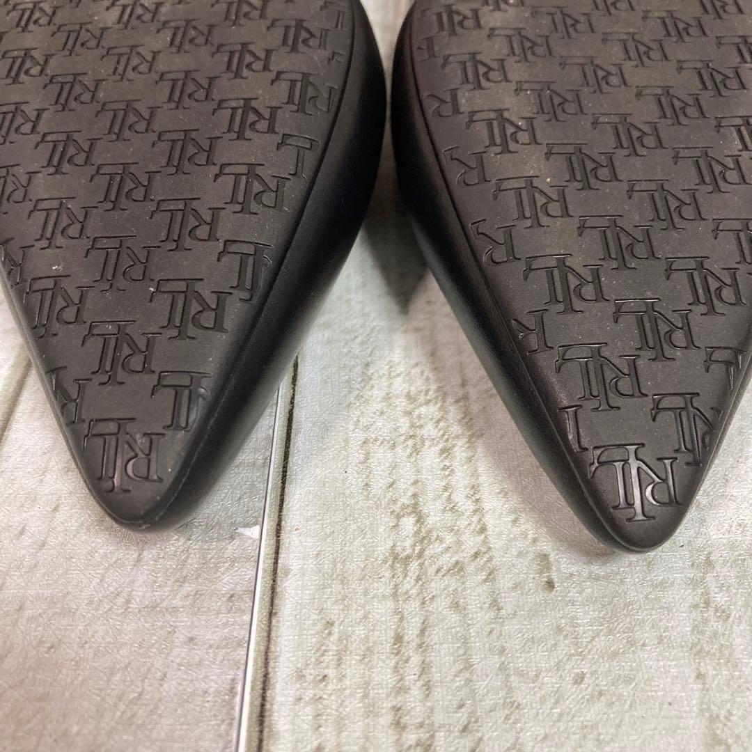 ✨新品✨　ローレンラフフローレン　フラットシューズ　バレエ　ポインテッドトゥ　黒