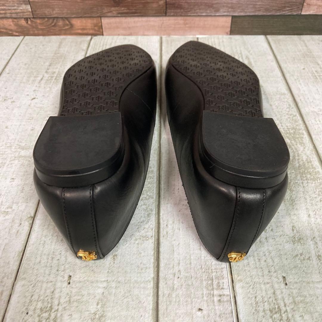 ✨新品✨　ローレンラフフローレン　フラットシューズ　バレエ　ポインテッドトゥ　黒