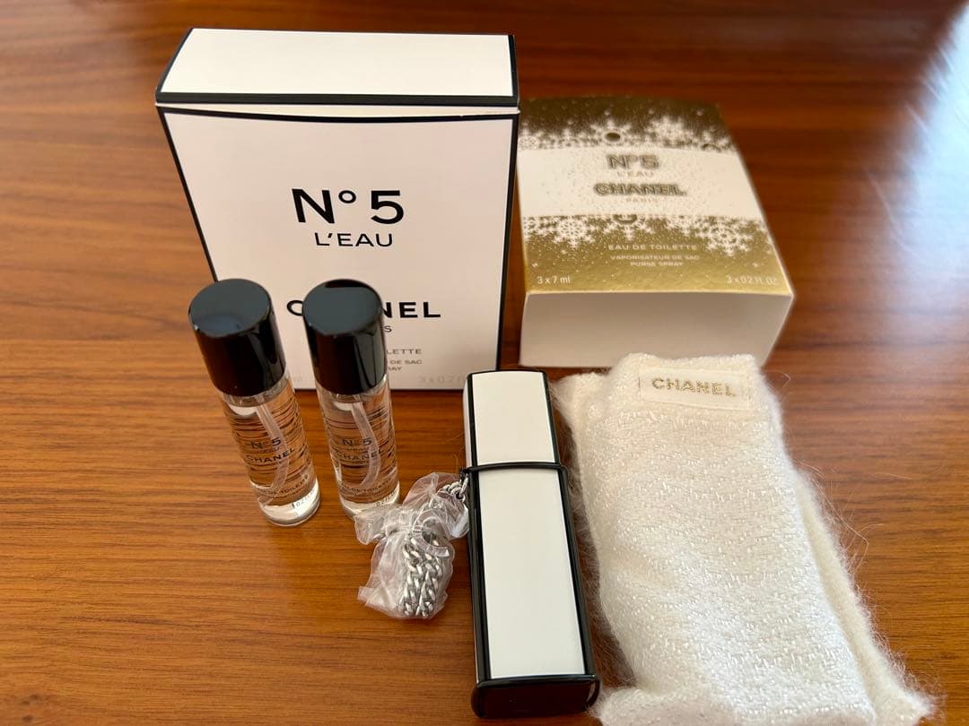 きなこCHANEL 5番N°5 L'EAU オードトワレ 3本セット
