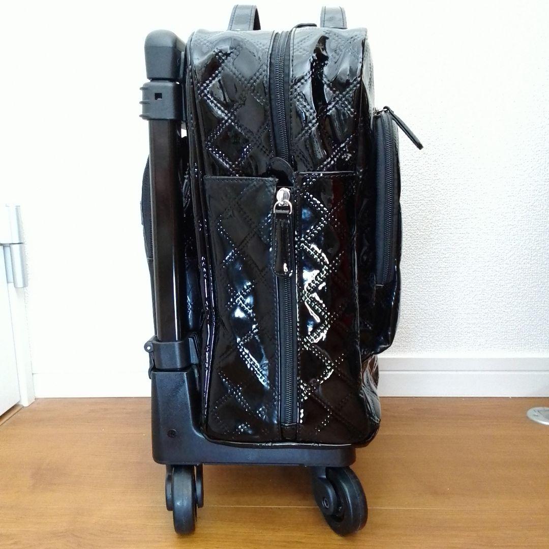 SWANY スワニー キャリーバッグ 機内持ち込み可能 エナメル ブラック