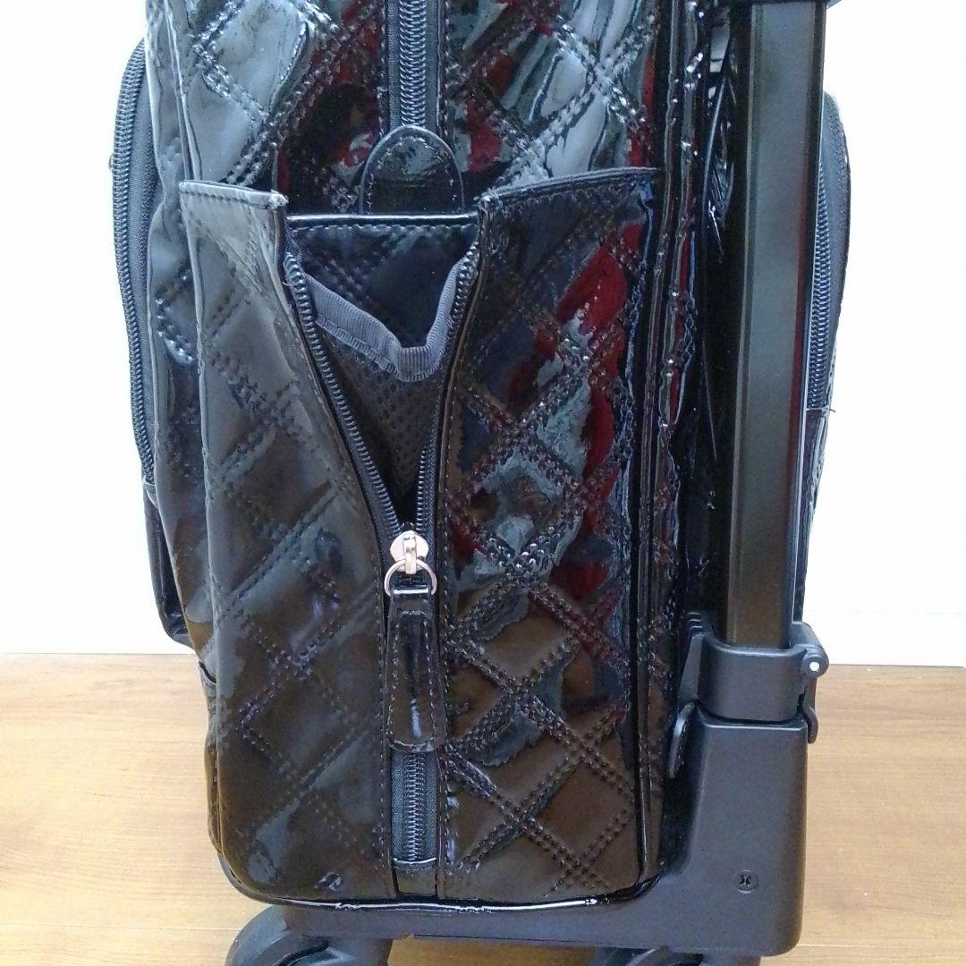 SWANY スワニー キャリーバッグ 機内持ち込み可能 エナメル ブラック