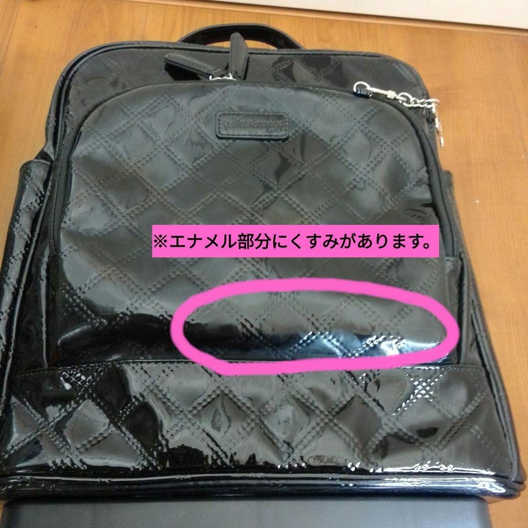 SWANY スワニー キャリーバッグ 機内持ち込み可能 エナメル ブラック