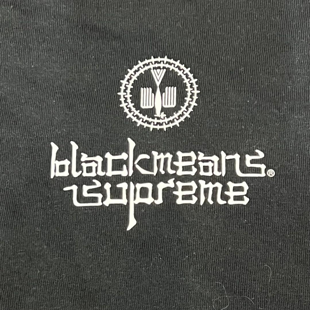 トップス supreme black means L/S TEE