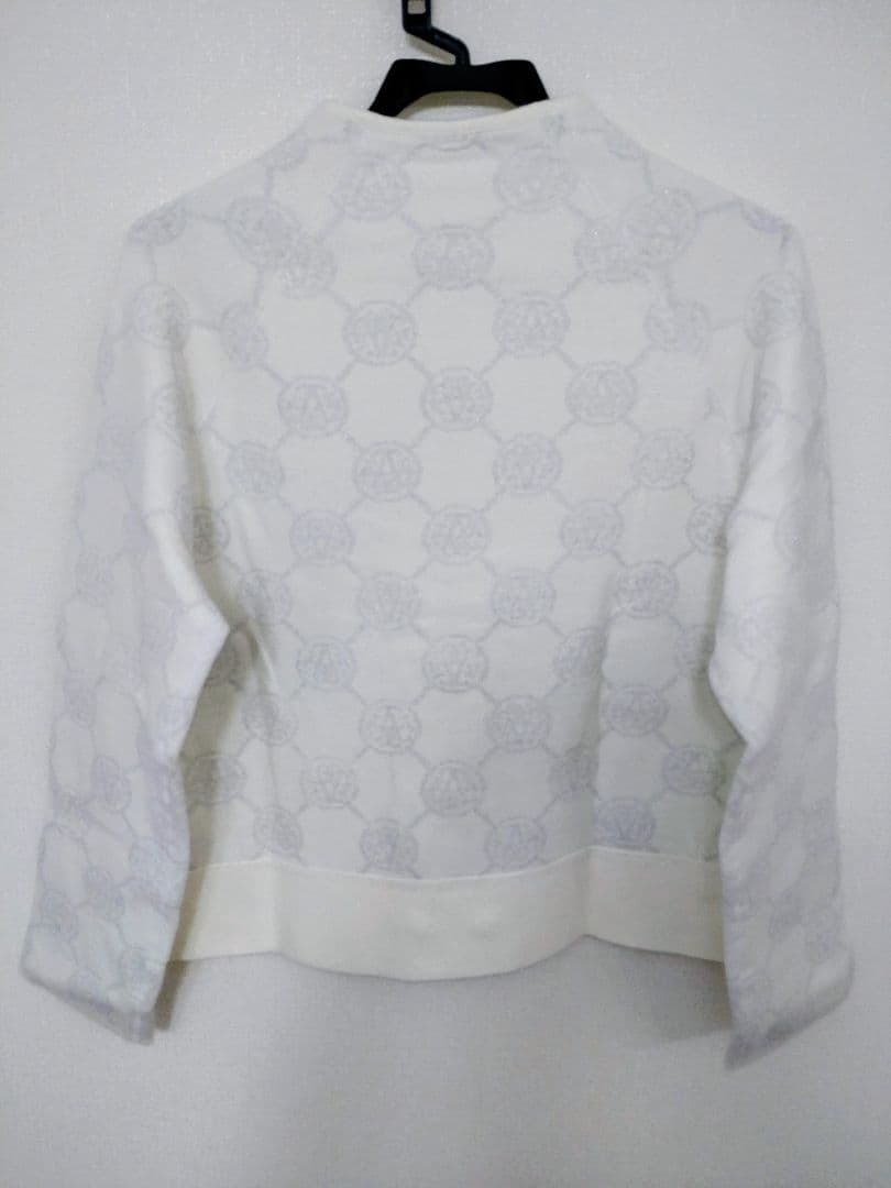 【新品】アンコキーヌ　コアスパンヤーンニット　ボトルネックブルゾン