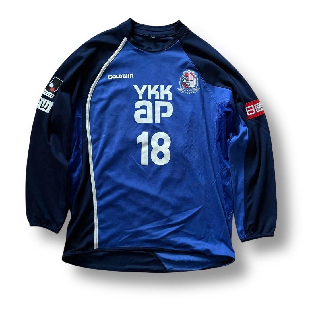 非売品 カターレ富山 選手着用 長袖ユニフォーム 脇本選手