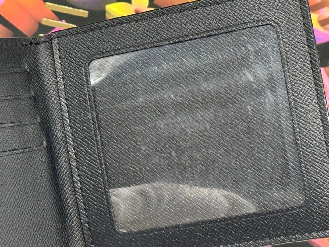 良品！ICチップ搭載　ルイヴィトン　ポルトフォイユアメリゴNM 黒系