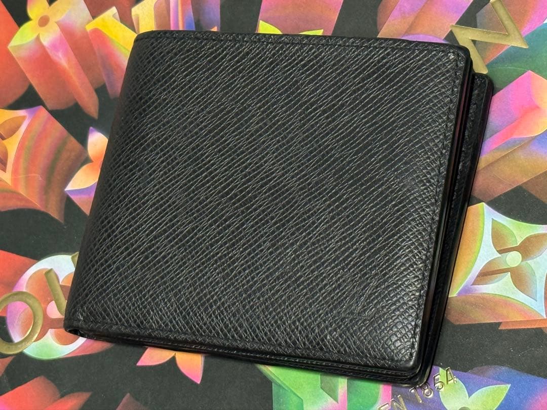 良品！ICチップ搭載　ルイヴィトン　ポルトフォイユアメリゴNM 黒系