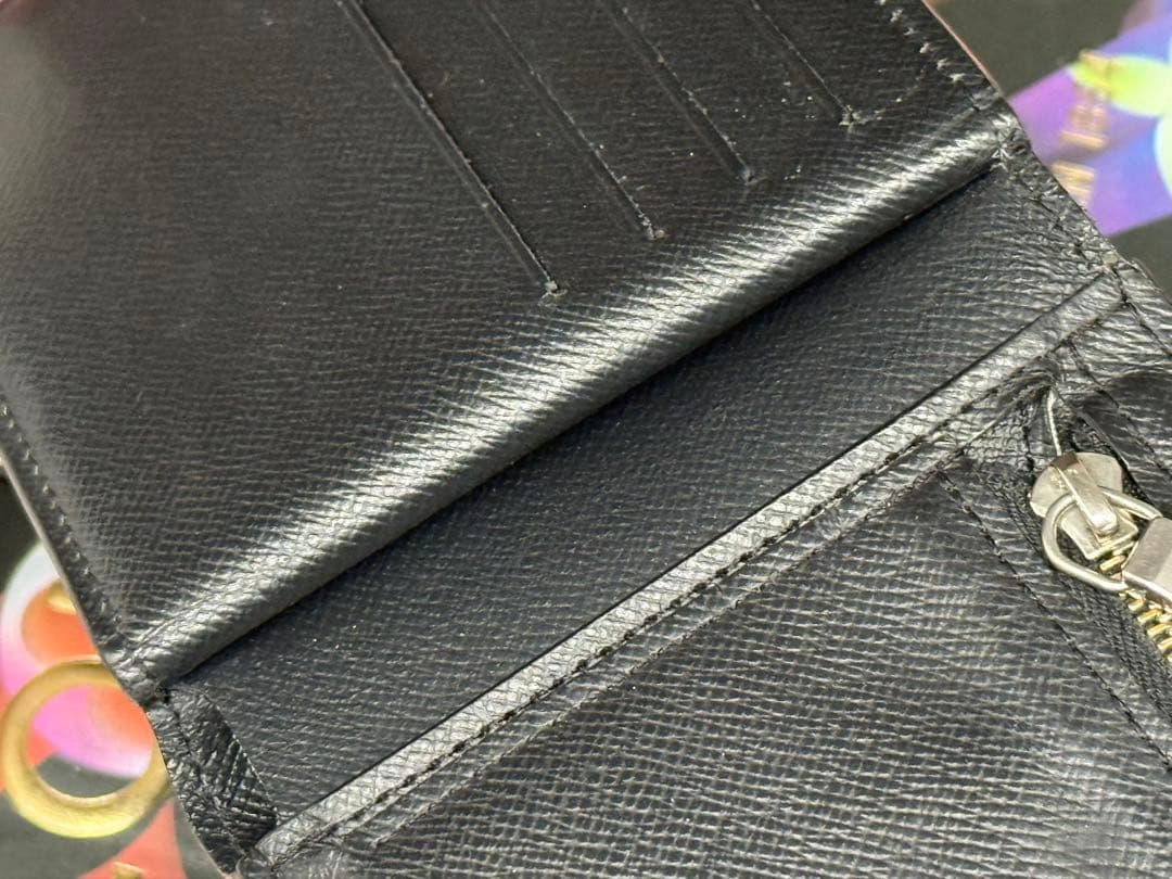 良品！ICチップ搭載　ルイヴィトン　ポルトフォイユアメリゴNM 黒系