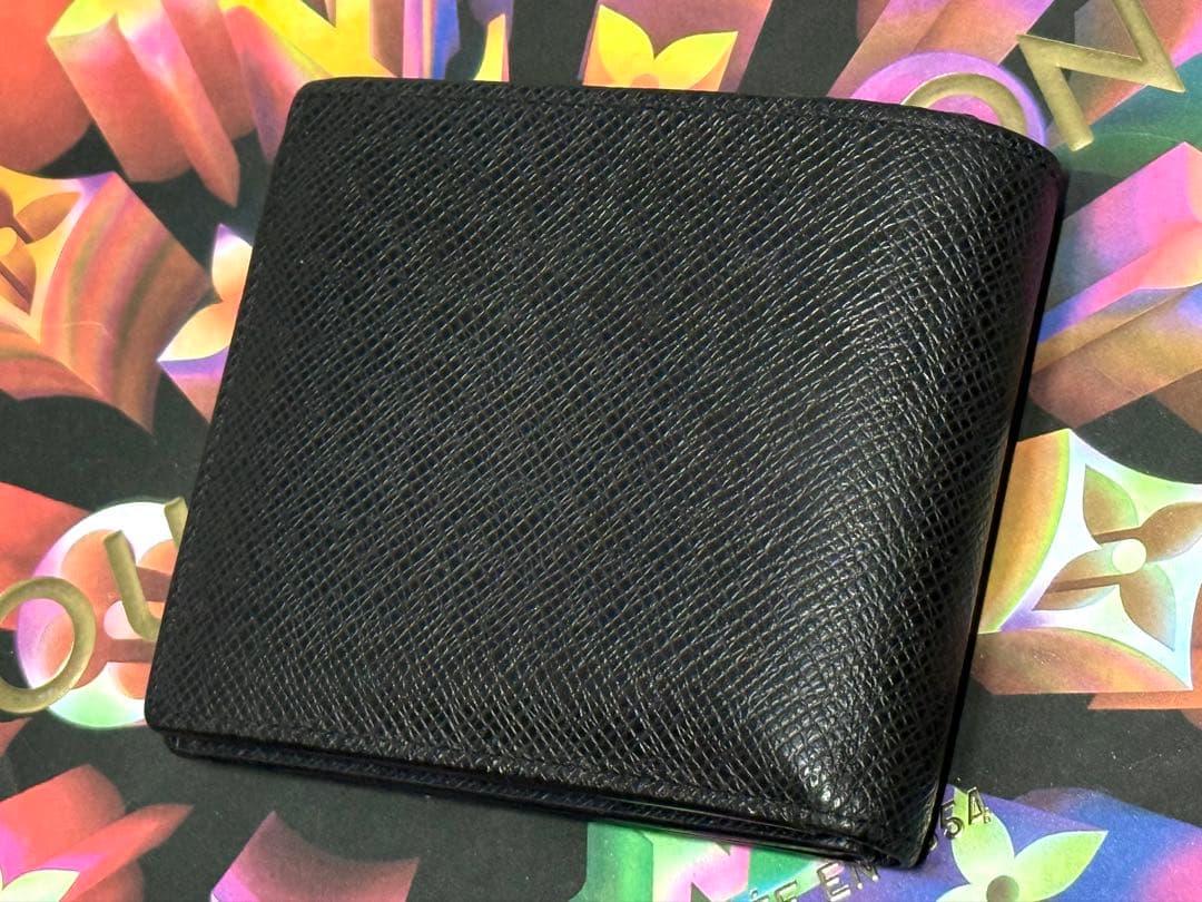 良品！ICチップ搭載　ルイヴィトン　ポルトフォイユアメリゴNM 黒系