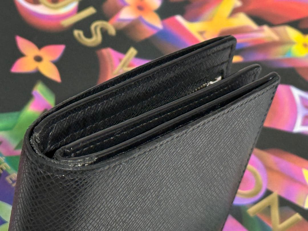 良品！ICチップ搭載　ルイヴィトン　ポルトフォイユアメリゴNM 黒系