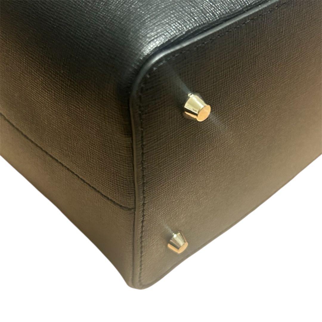 【美品】FURLA テッサ トートバッグ A4 ビジネス スカーフ付き