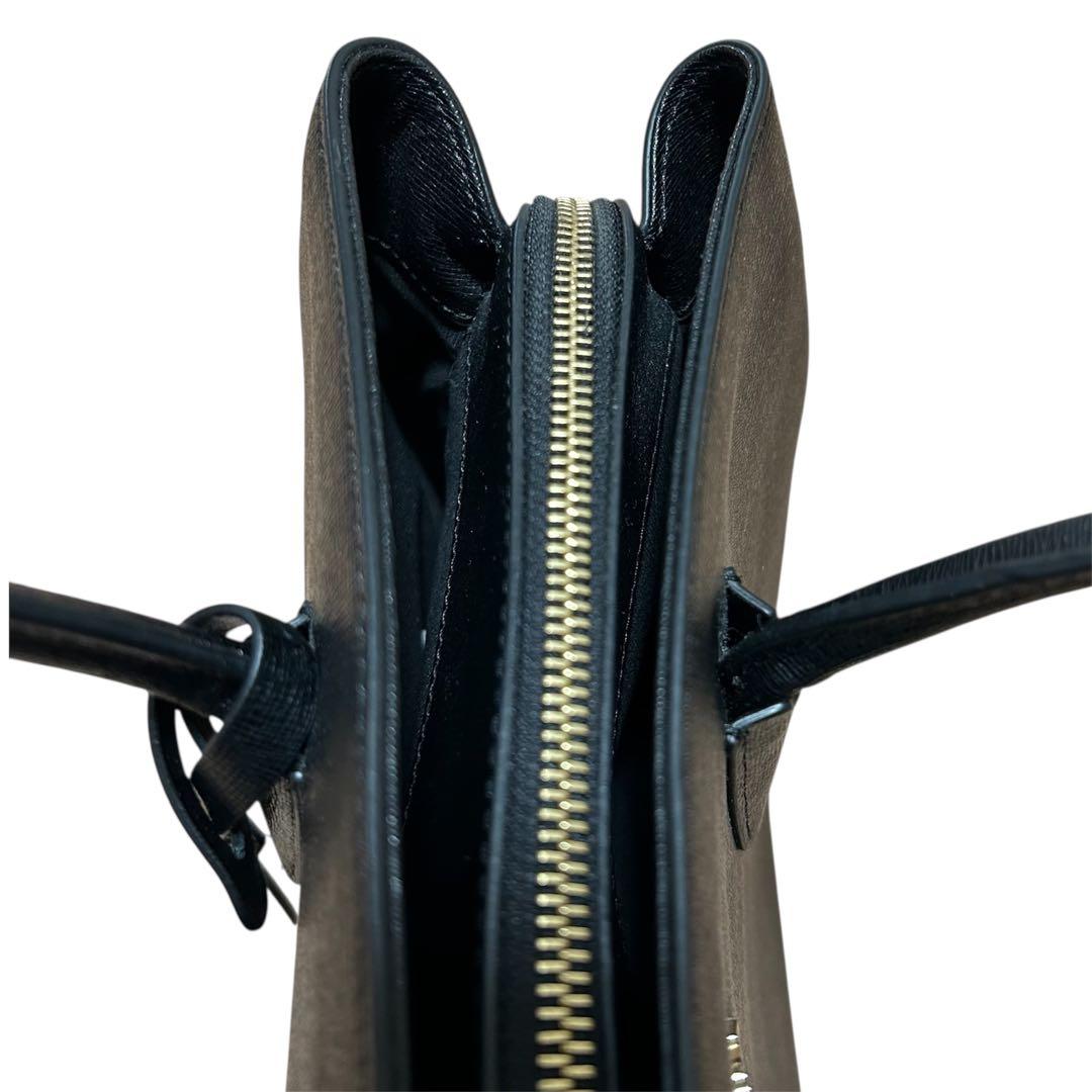 【美品】FURLA テッサ トートバッグ A4 ビジネス スカーフ付き