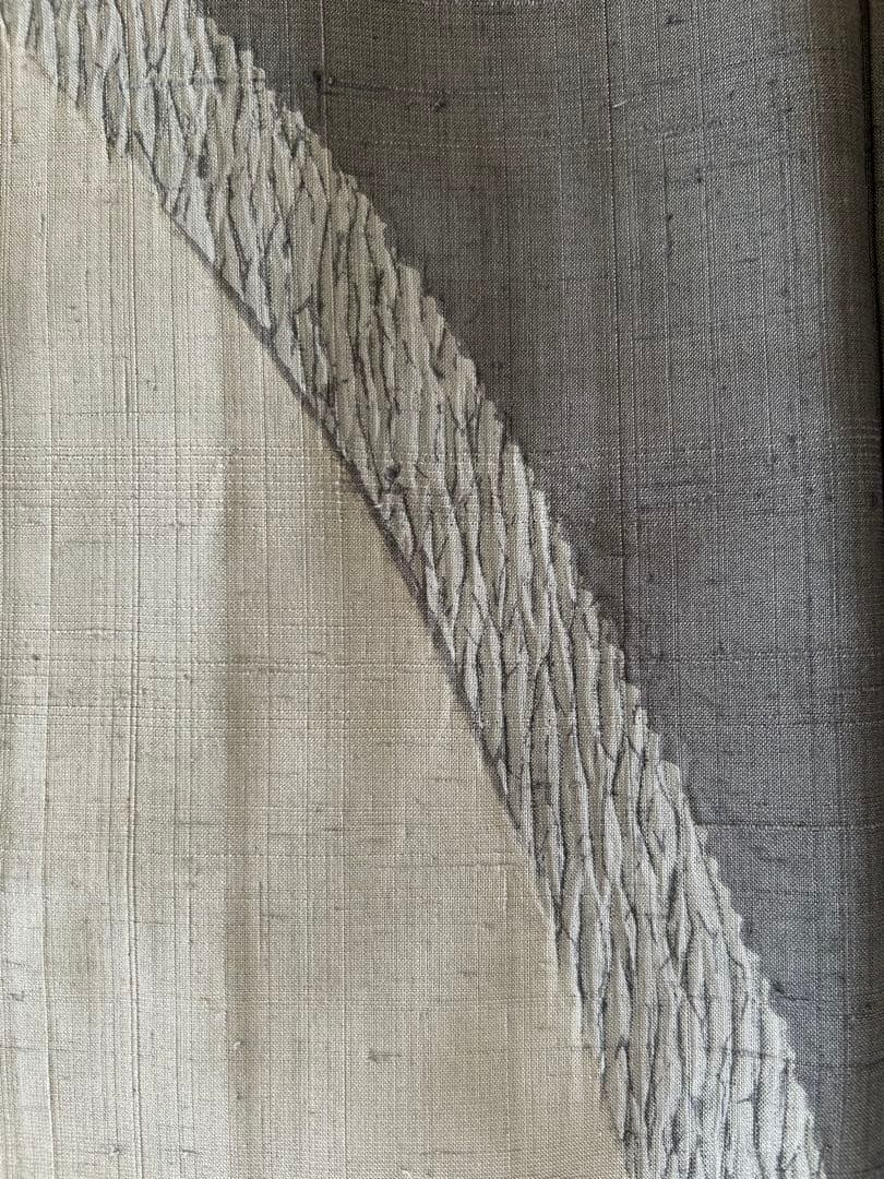 生紬　絞り　訪問着