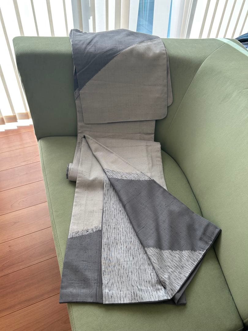 生紬　絞り　訪問着