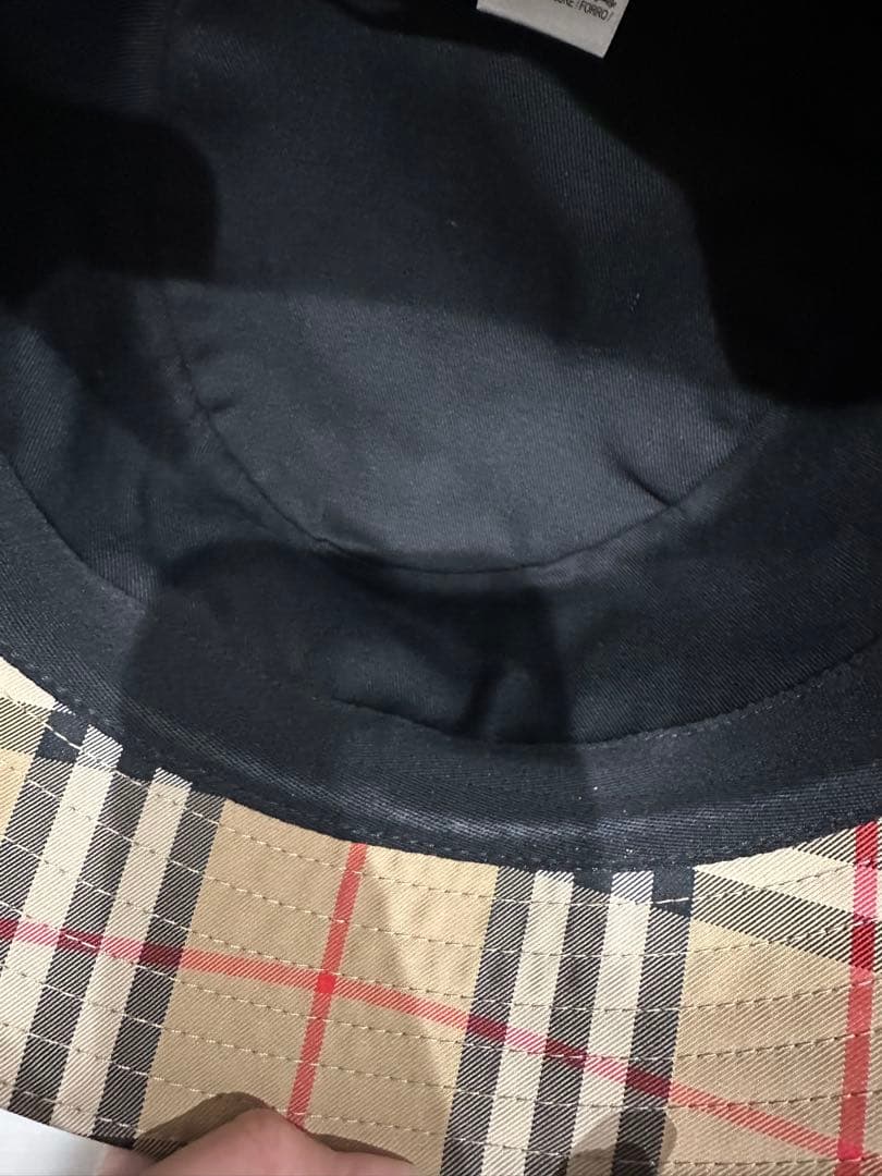 BURBERRY チェック柄 バケットハット Mサイズ