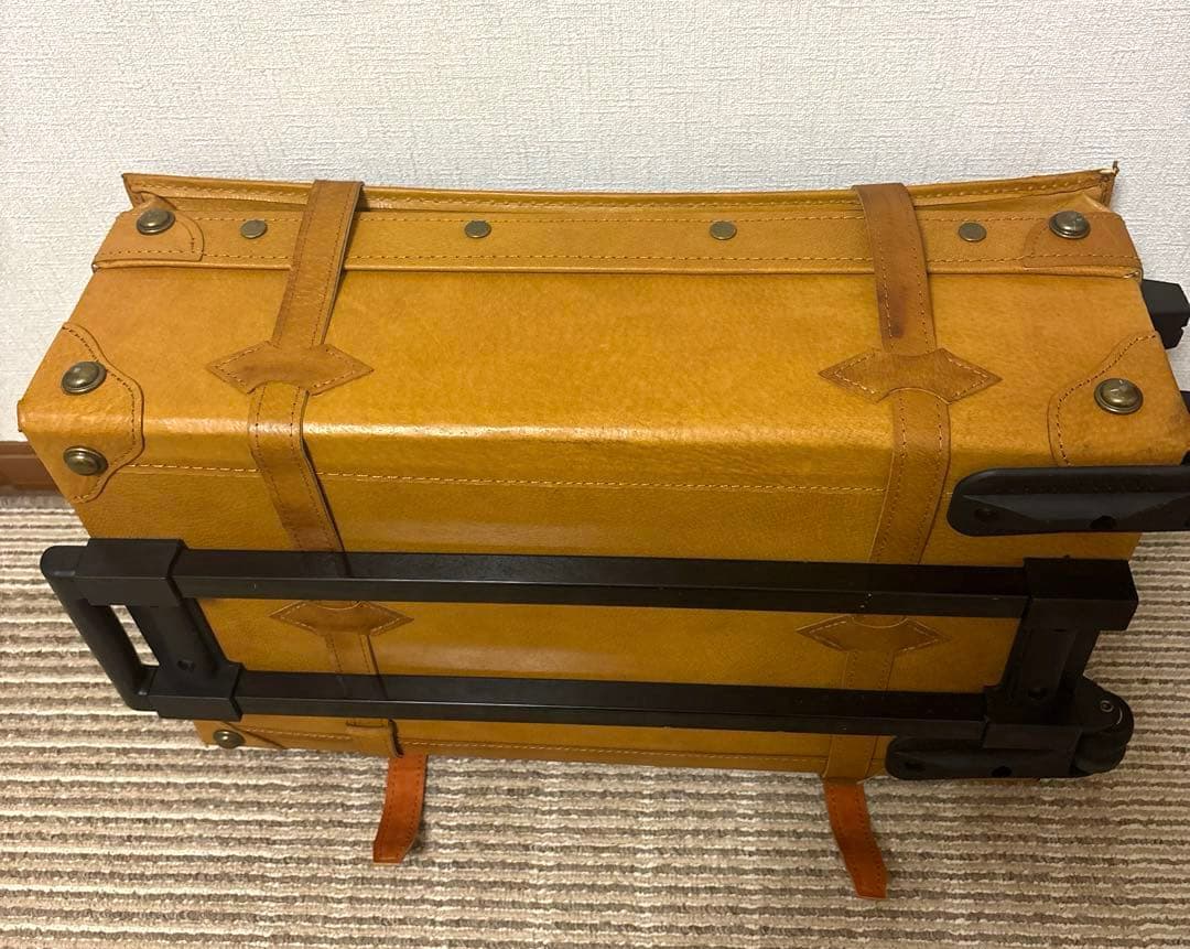 【良品】 ユーラシアトランク シフレ キャリーバッグ トランク キャメル　袋付き