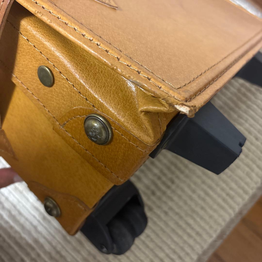 【良品】 ユーラシアトランク シフレ キャリーバッグ トランク キャメル　袋付き