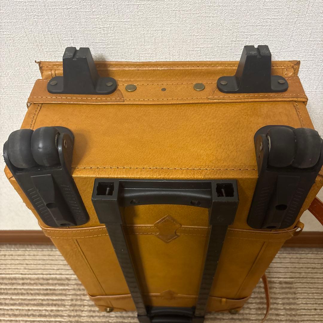 【良品】 ユーラシアトランク シフレ キャリーバッグ トランク キャメル　袋付き