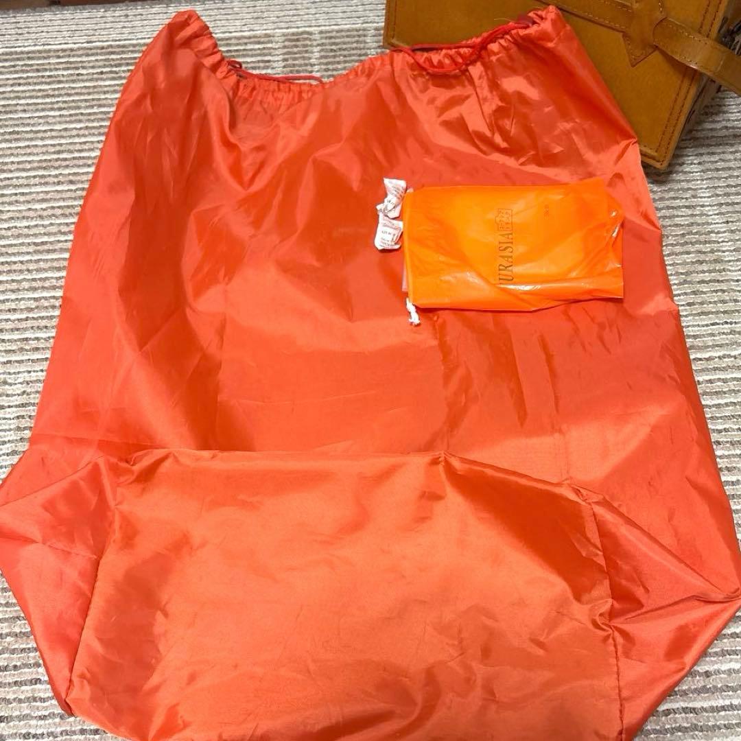 【良品】 ユーラシアトランク シフレ キャリーバッグ トランク キャメル　袋付き