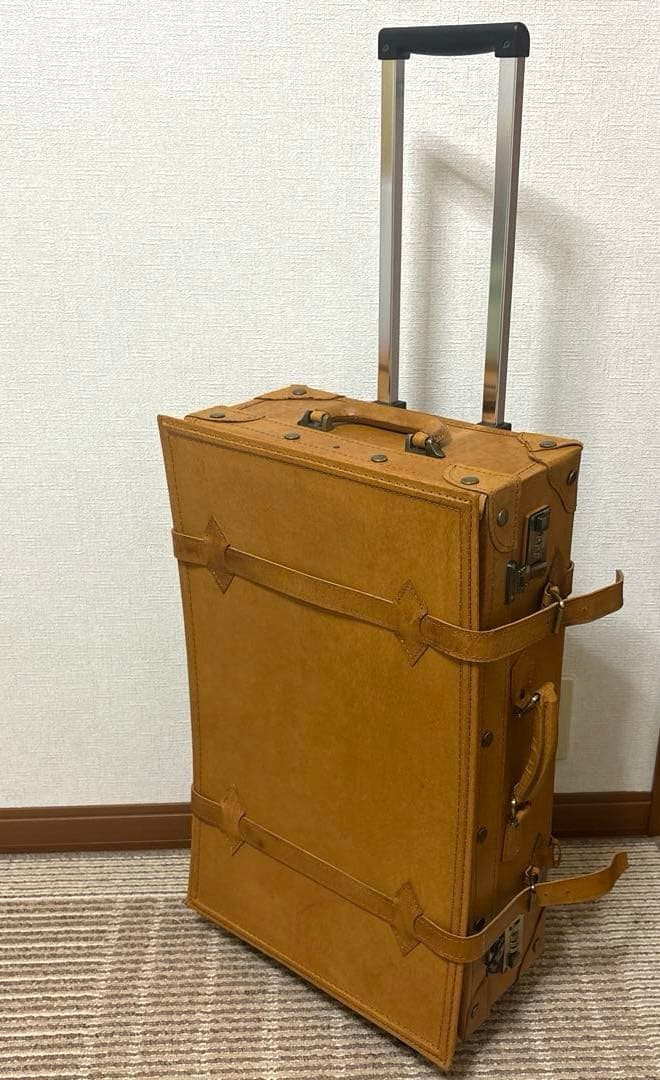 【良品】 ユーラシアトランク シフレ キャリーバッグ トランク キャメル　袋付き