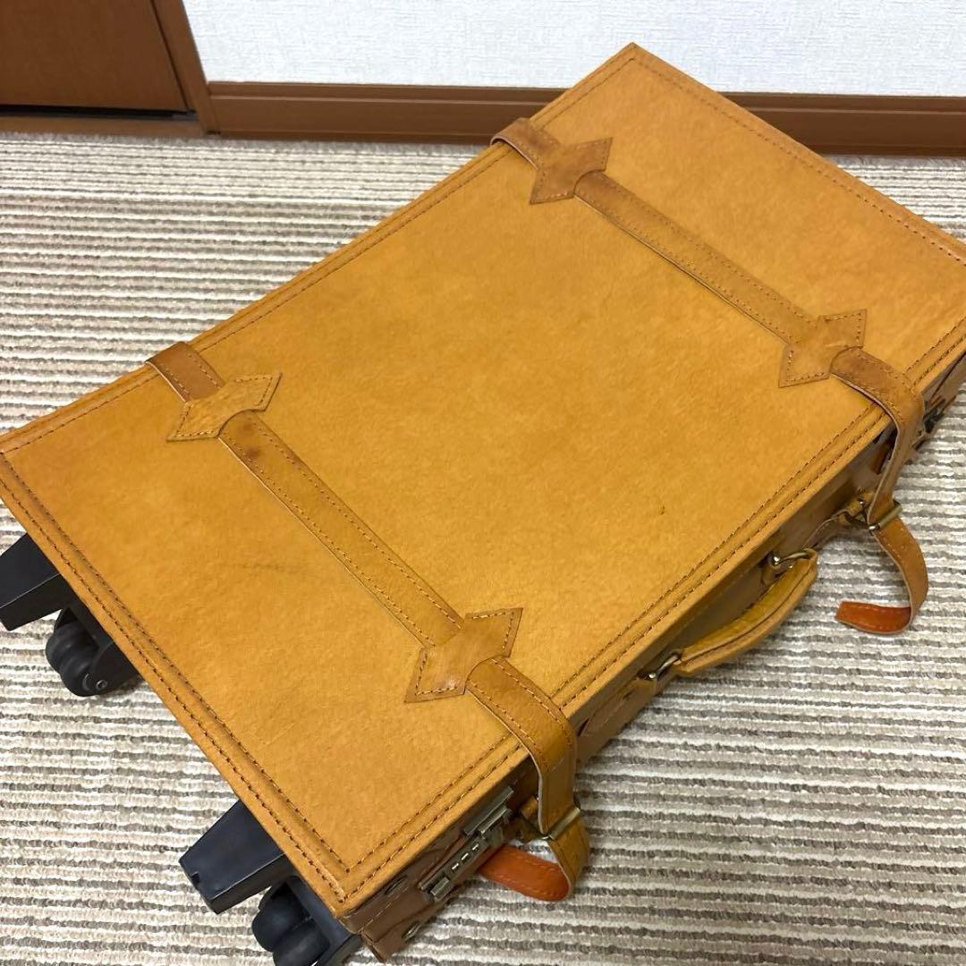 【良品】 ユーラシアトランク シフレ キャリーバッグ トランク キャメル　袋付き