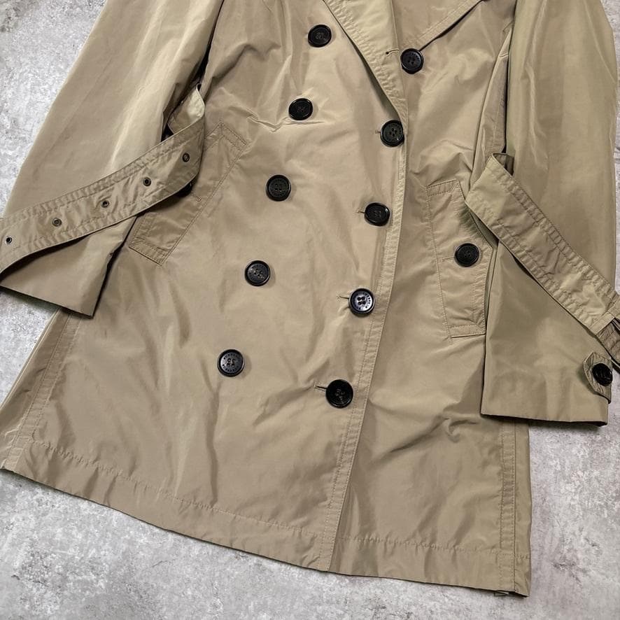 極美品 現行タグ バーバリー 軽量 トレンチコート 42 XL ノバチェック