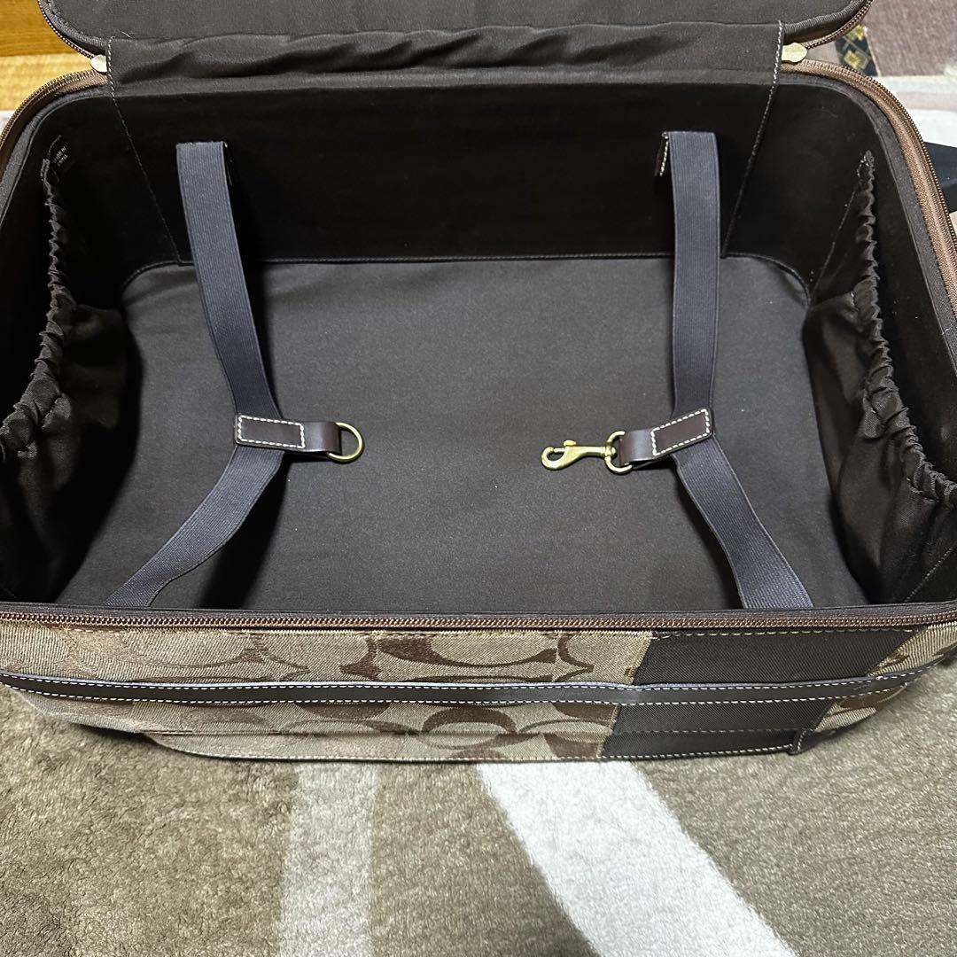 Coach コーチ ロゴパターン キャリーケース 中型