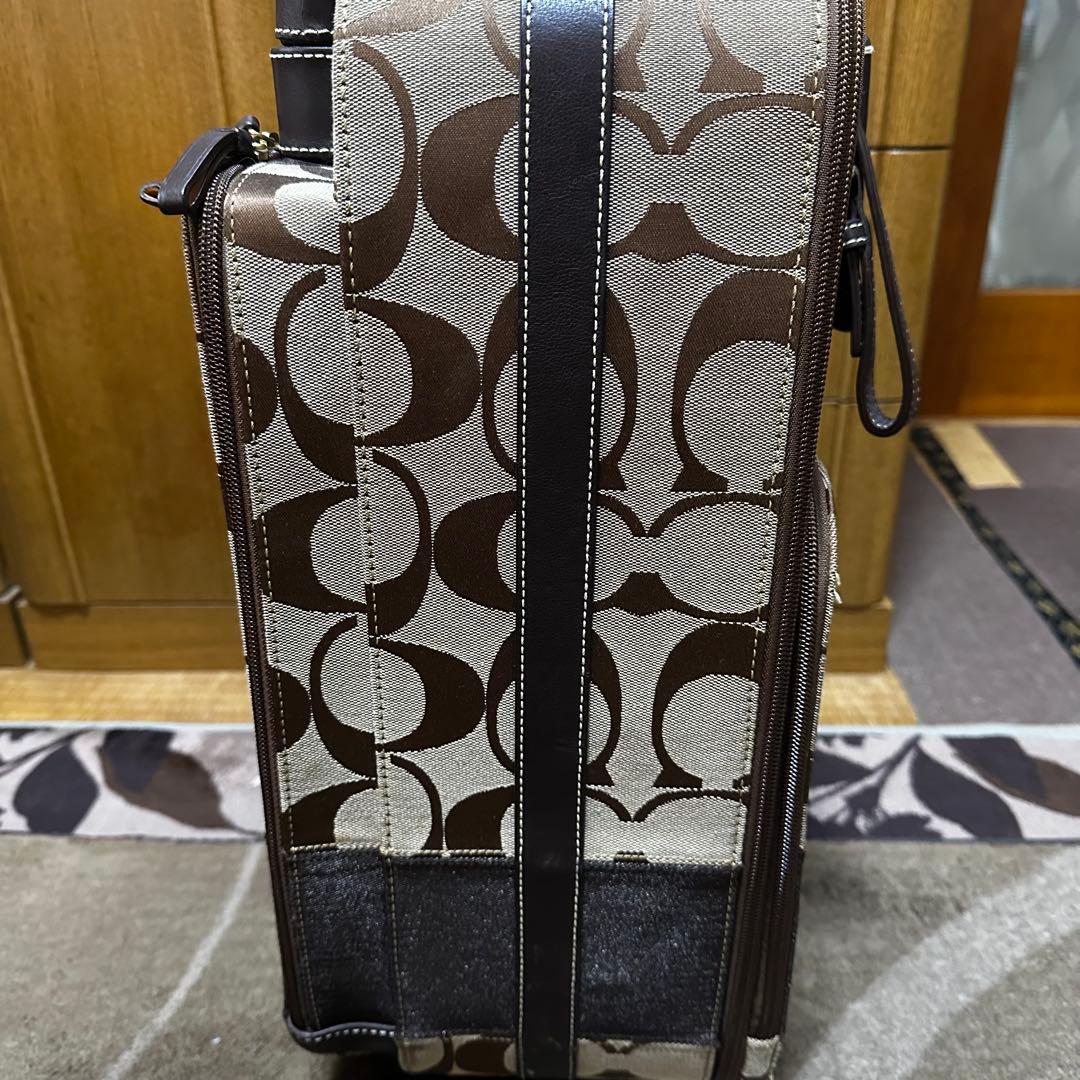 Coach コーチ ロゴパターン キャリーケース 中型