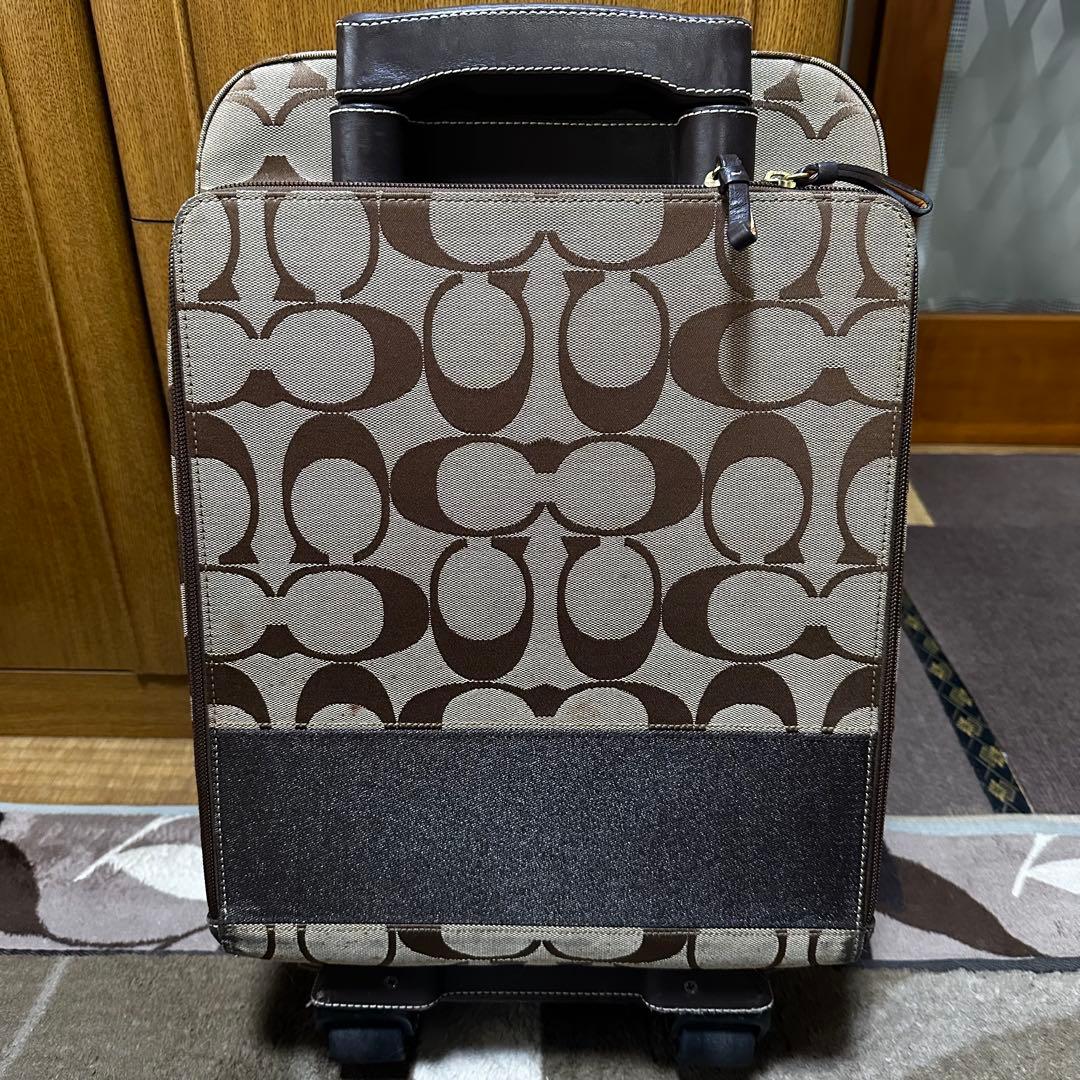 Coach コーチ ロゴパターン キャリーケース 中型