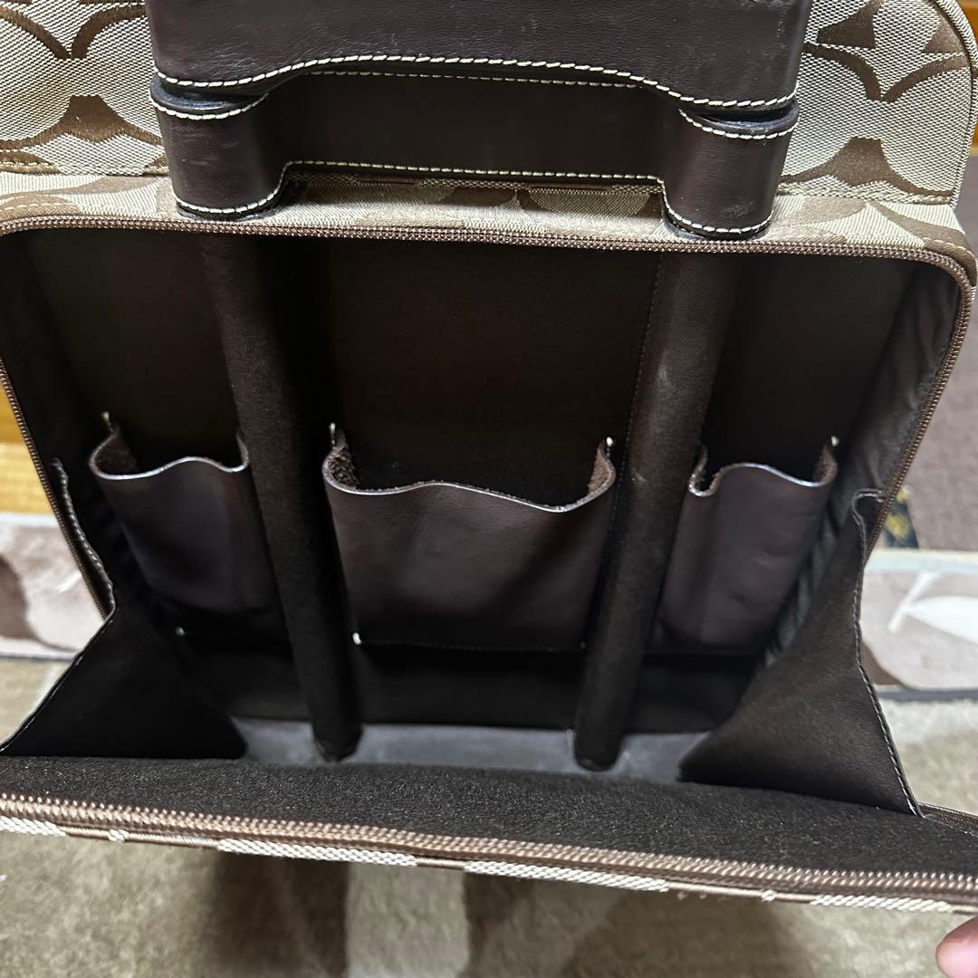 Coach コーチ ロゴパターン キャリーケース 中型