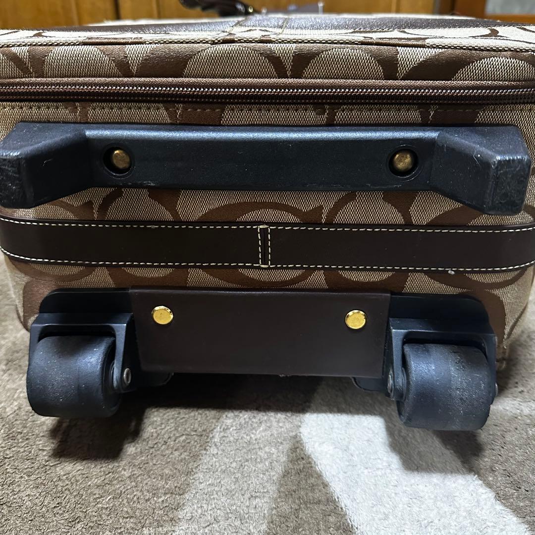Coach コーチ ロゴパターン キャリーケース 中型