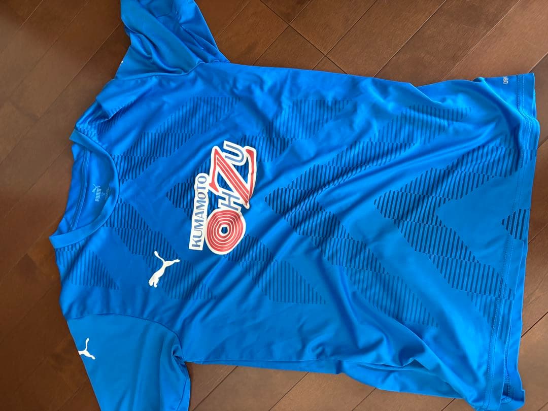 大津高校サッカー部　青　移動着