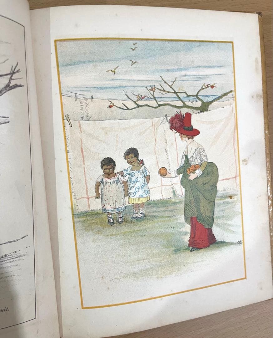 No.357希少 アンティーク 古書 洋書 絵本 ビクトリアン 児童書 童謡