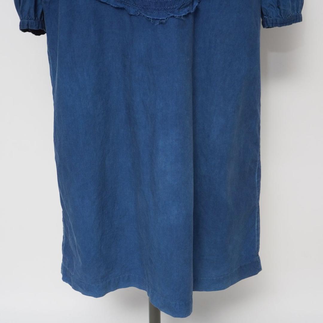 コズミックワンダー パッチワーク刺繍ワンピース ネイビー サイズ1*ND746