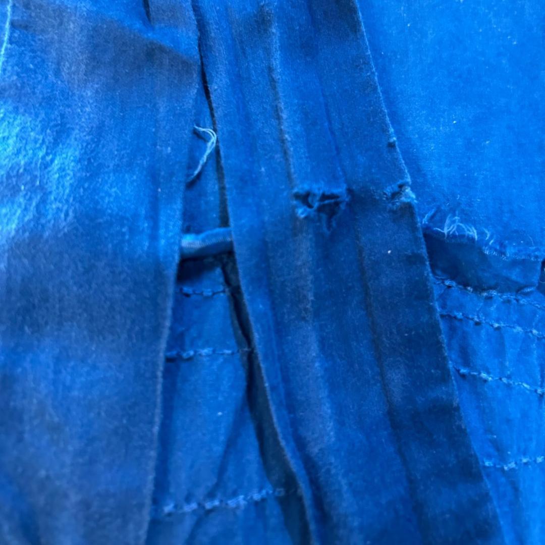 コズミックワンダー パッチワーク刺繍ワンピース ネイビー サイズ1*ND746