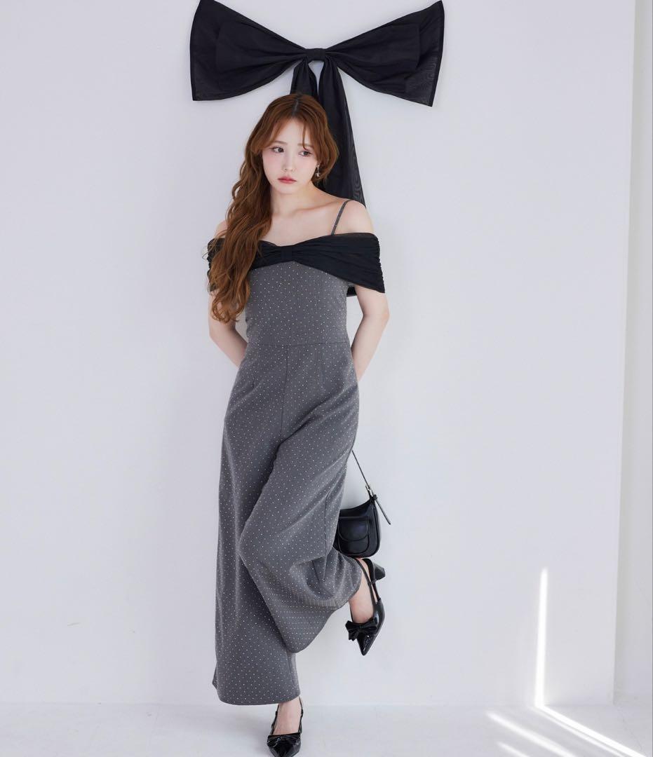 ナイスクラップ　【Black collection】リボンロンパース　ダーリッチ