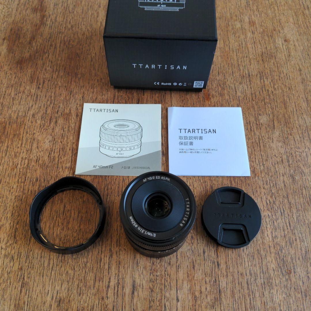 レンズ(単焦点) TT ARTISAN AF 40mm F2