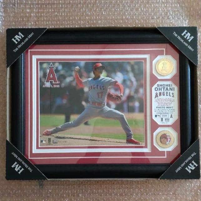 大谷翔平 MLB 初登板記念 ブロンズ フォトフレーム