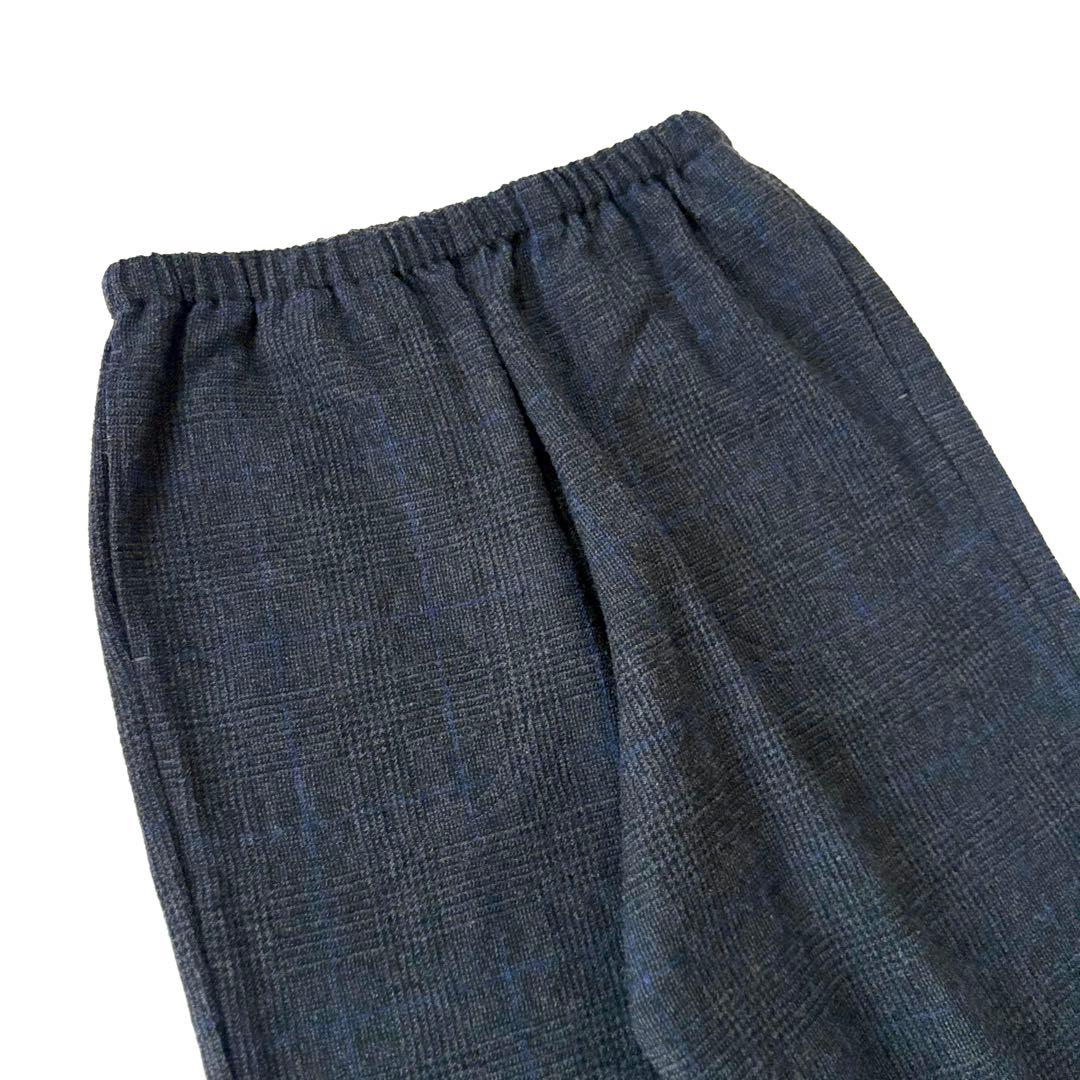 新品✨ダントン ウール100% イージーパンツ グレンチェック 36 日本製