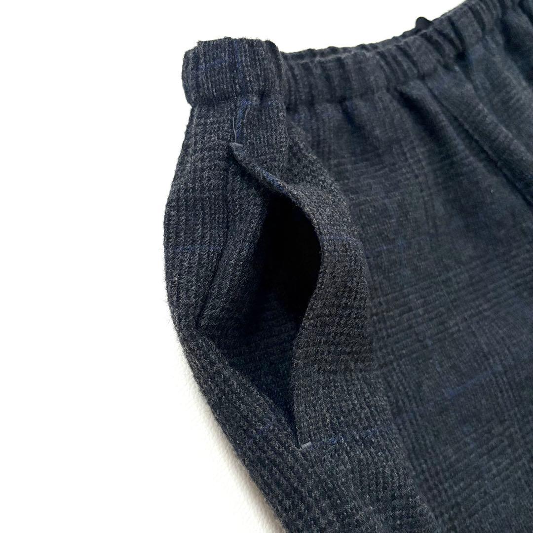 新品✨ダントン ウール100% イージーパンツ グレンチェック 36 日本製