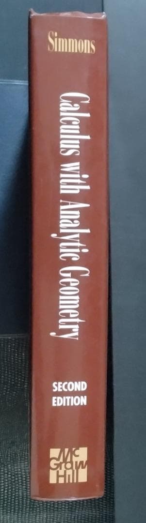 「Calculus with analytic geometry」2nd ed