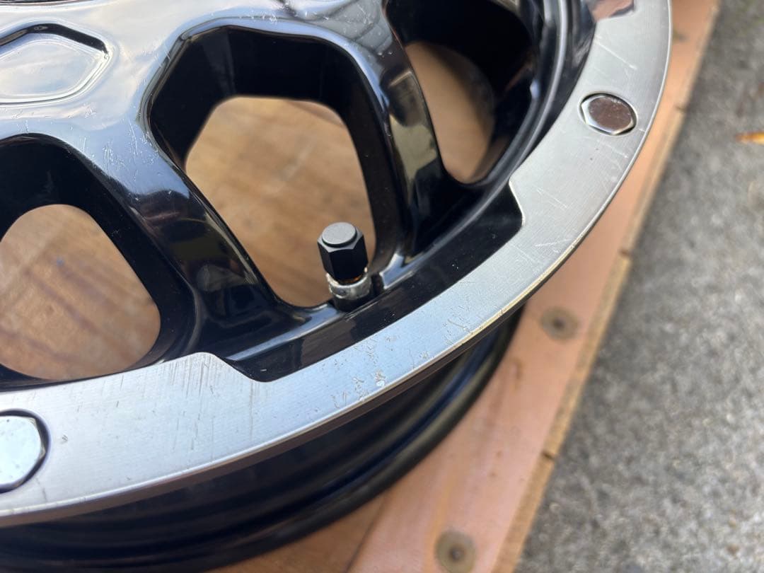 中古14インチ4穴100 4 2/1 軽自動車　軽バン