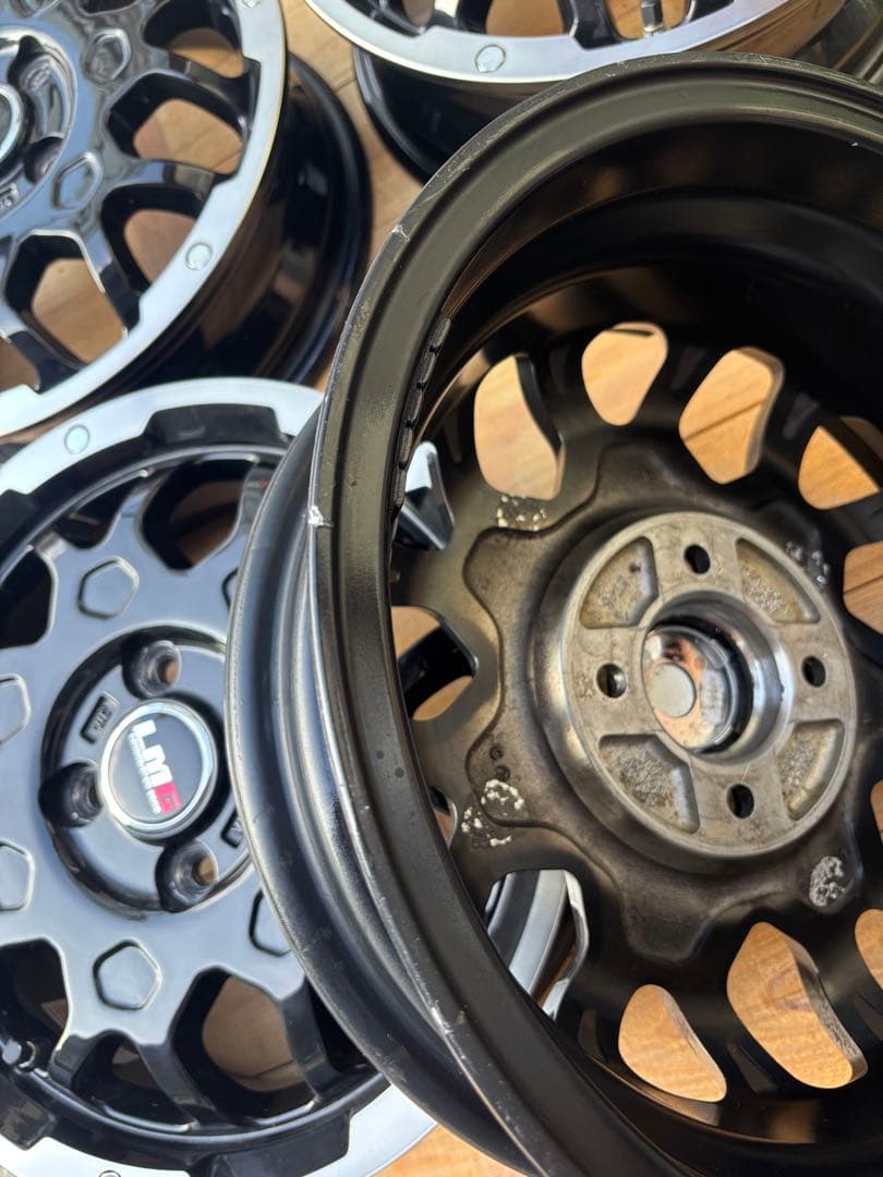 中古14インチ4穴100 4 2/1 軽自動車　軽バン