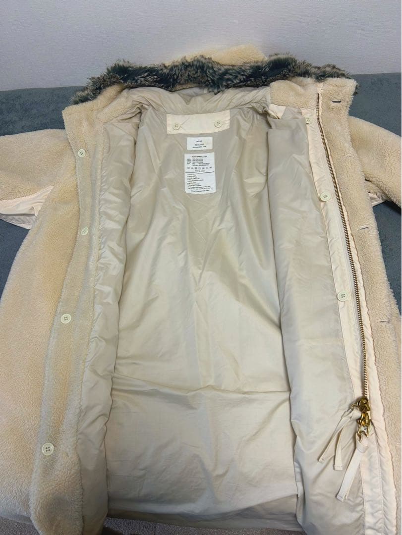 ハイク HYKE HOODED ボアフードコート ボアコート　サイズ3