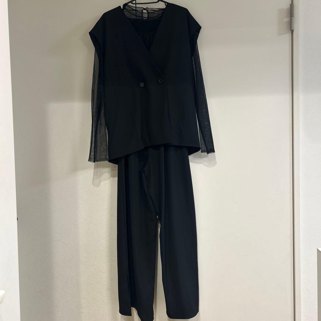 Manish vest setup etUNIVER結婚式パンツドレス3点セット